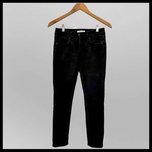 Black skinny jeans faded style | faded | Size 26